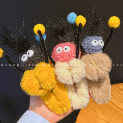 Cartoon Cute Plush Hair Clip for Women, Large Size, High-End, New Autumn and Winter Style, Doll Hair Clip, Back of the Head Shark Clip Hair Accessory