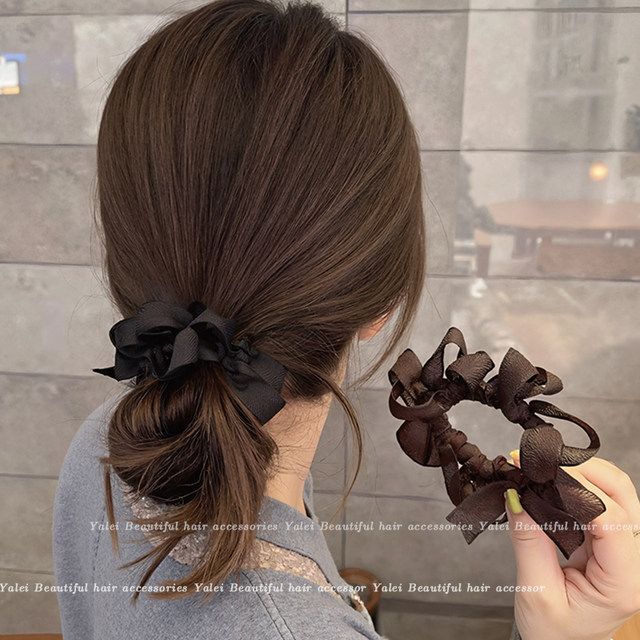 Women's high-end hair rope 2025 new high-end adult low-pony hair accessories, hair volume, hair rope, scalp