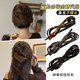 Bow hair clip one-line clip for women 2025 new high-end style hair twist clips with large hair volume and headpiece
