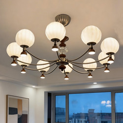 The Same Model as the Physical Store: Hepburn Time French Vintage Style Living Room Chandelier, Magic Bean Lamp, High-End Bedroom and Dining Room Light