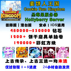 Gingerbread Man Kingdom Initial Account Cookie Run Kingdom International Server Resource Account Ios Android Stone Account
