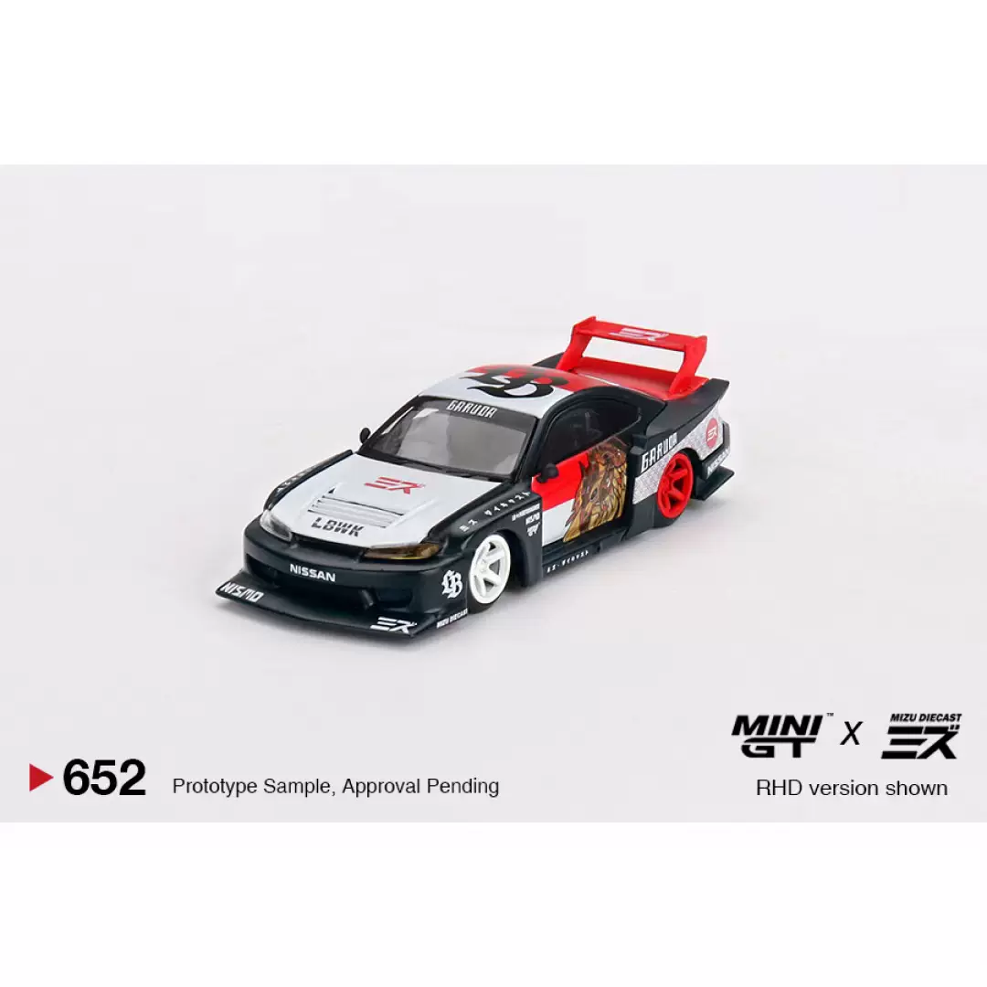 预MINIGT 1:64 Nissan LB-Super Silhouette S15 SILVIA汽车模型-Taobao