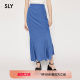 Sly spring new product elegant lady style high waist asymmetric fishtail half body skirt 030GSL31-5410

