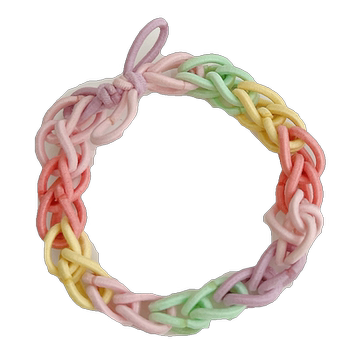 High elastic and durable children's thumb hair ring
