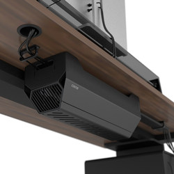 Cxno Under-Desk Cable Management Box, No-Drill Power Strip Storage Rack, Hidden Cable Routing, Computer Desk Cable Organizer