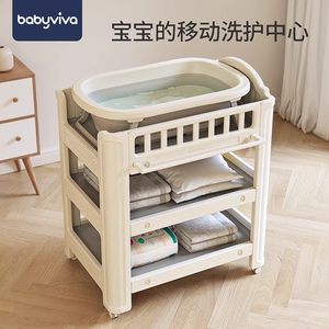 
babyviva baby changing table removable baby touch care table diaper changing newborn bathing crib