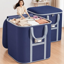 Extra-Large Capacity Storage Bag for Clothes and Quilts, Oxford Cloth Moving Packing Bag, Magic Luggage Bag, Organizing Bag