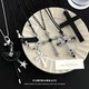 Cross necklace sweet and cool hot girl style y2k subculture decoration suitable for summer long necklace clavicle chain women