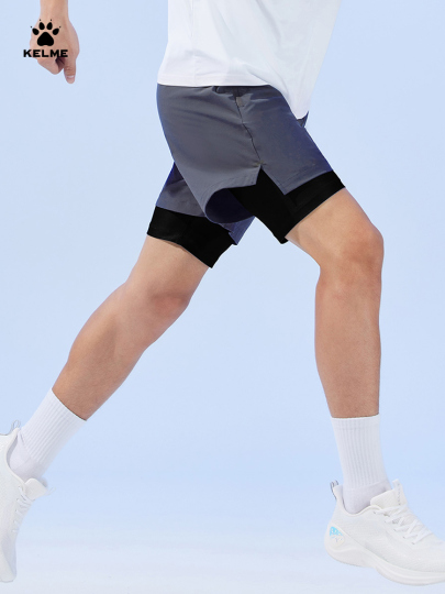 Kelme Men's Running Shorts - Moisture Wicking Sports Pants