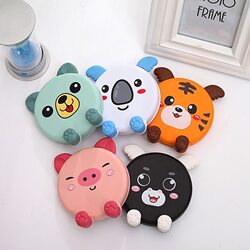 Cartoon Mobile Phone Stand for Desktop, Adjustable Height, Retractable, Creative, Cute, Portable, Foldable, Suitable for Home Use, for iPad and Tablets