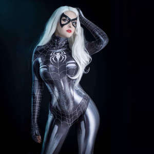 
Sexy female Spider-Man tight bodysuit Douyin Internet celebrity rattle cross-dressing uniform cosplay anime suit for women