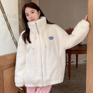 
Lamb Fluffy Coat for Women 2025 New Young Imitation Otter Rabbit Fur Thickened Mink Fur Coat for Winter All-match Warm