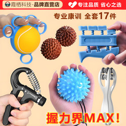 Professional Hand Rehabilitation Training Equipment, Finger Flexibility Exerciser, Hand Tremor Grip Strengthener for the Elderly, Grip Ball Ring