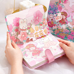 High-Quality Planner Notebook, Hardcover Diary, Student Magnetic Buckle Planner, for Girls, Children, Boys, Thick, Beautiful, Hard-Shell, Exquisite Cartoon Creative Stationery Gift Box Set, Notebook 2026