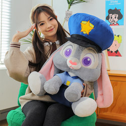 Cartoon Judy Nick Plush Doll Funny Zootopia Rabbit Police Officer Plush Toy Kidsren's Birthday Gift