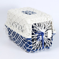 Pet Airline Crate Shipping Nylon Mesh Protective Cover Shipping Protective Cover Thickened and Encrypted Airport Escape-Proof Net Bag