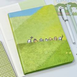 A5 Grassland Animal Notebook, High Aesthetic Appeal, Cute, ins Style Student Notepad, Thickened Lined Notebook