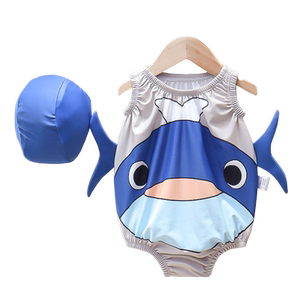 Children's swimsuit boys summer baby fast dry connection swimsuit truncies children in children love cartoon swimsuit
