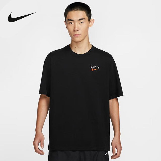 NIKE Nike short-sleeved T-shirt men's summer new loose breathable ...