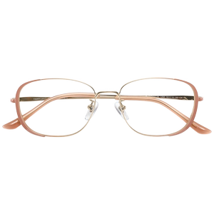 
Ultralight titanium frame half frame glasses for women can be equipped with height-number myopia lenses high-end elliptical eye lens frame
