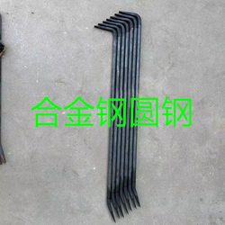 Round Steel Seven-Shaped Carpentry Pry Bar, Special Steel Spring Steel, High Hardness Pry Bar, Construction Site Tool, Special Pry Bar Tool