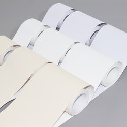 Cocoa Milk White Baseboard Self-Adhesive Skirting Waterproof Border Wall Decoration Cabinet Desktop Furniture Renovation Sticker