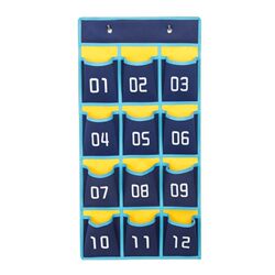 Mobile Phone Bag, Fabric Bag, Portable Classroom Wall-Mounted Bag, Behind-The-Door Office Bag, Study Room Wall-Mounted Multi-Compartment Bag