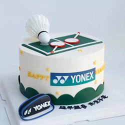 Badminton table tennis cake decoration ornaments sports theme sports enthusiasts birthday party baking decoration