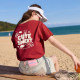 Tang Shi short-sleeved T-shirt female couple new summer back cartoon illustration early spring inner loose top base shirt
