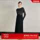 Jason Wen's retro straight skirt for women 2025 spring new high-waisted temperament slim commuter hip-packing skirt
