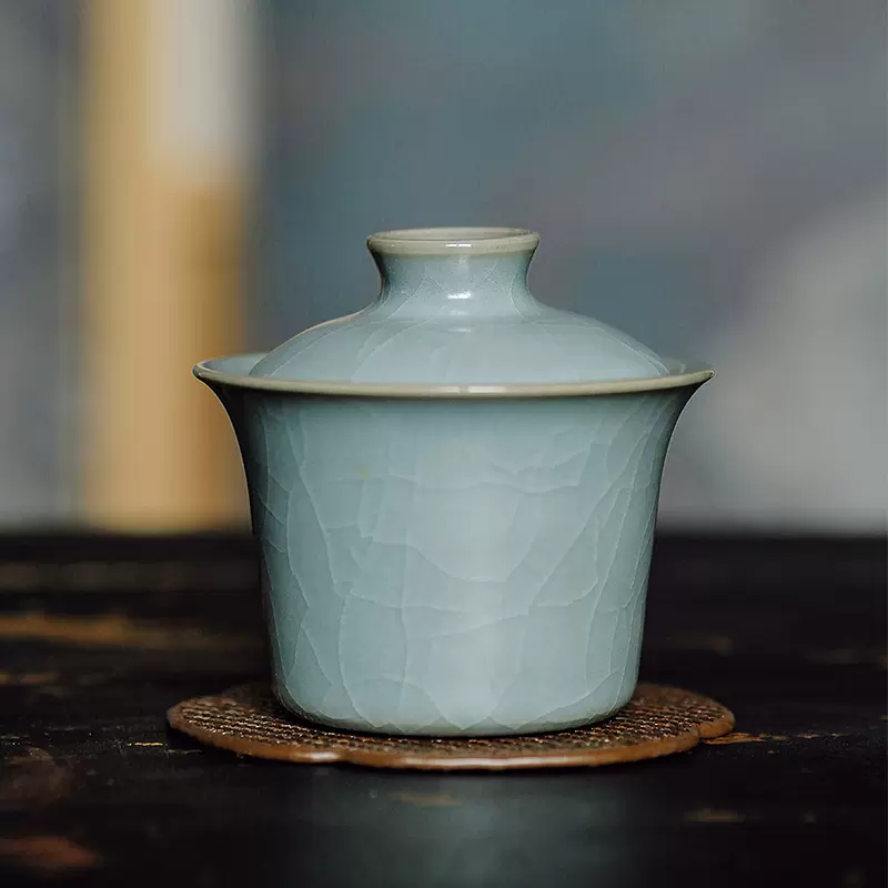 青磁大鉢 龍泉窯 影花 中国古玩 中国美術 唐物 擺件 龍泉窯 青磁鳳凰耳瓶 – Longquan Vase Phoenix | 陶磁オンライン