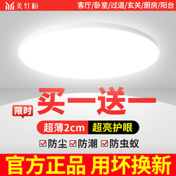 Super Bright Led Three-Proof Ceiling Light, Round, for Room, Balcony, Bathroom, Kitchen, Toilet, Corridor, Hallway, Master Bedroom Lighting