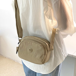Crossbody Bag for Women, Multi-Layered Compact Canvas Ladies' Bag, Simple and Versatile Oxford Cloth Shoulder Bag, Mom's Mobile Phone Bag