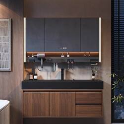 Morton Vintage-Style Large Basin Bathroom Cabinet Set with Integrated Washbasin and Sink