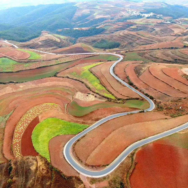 云南旅游昆明周边东川红土地 精致小团-纯玩一日游