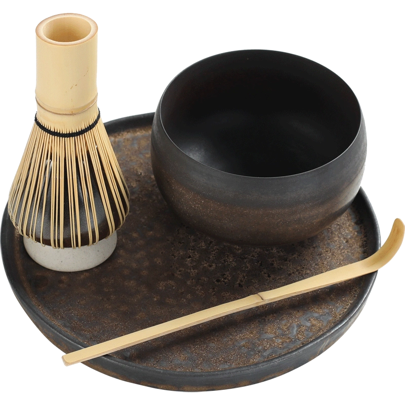 日式抹茶刷套装百本立竹茶筅打抹茶奶茶碗工具日本宋代点茶具套装 