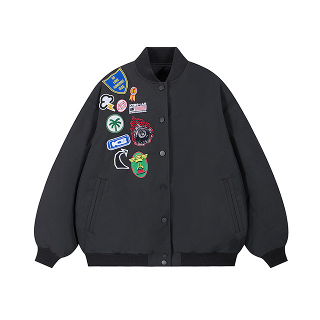 iconslab Heavy Industry Patch Embroidery Color Badge Baseball Jacket ...