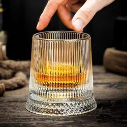 Internet-Famous Whiskey Spinning Glass, High-End Liquor Glass, Beer Glass, Spinning Cup, Brandy Home-Use Cup