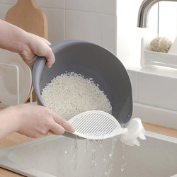 Selected Household Portable Rice Washing Tools: Water Drainer, Rice Washing Device, Multifunctional Rice Washing Spoon, Creative Kitchen Gadget That Doesn'T Hurt Your Hands