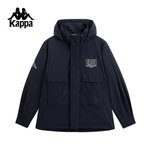 
Kappa Kappa back-to-back sports cotton clothing men's 2025 new winter hooded warm jacket cold-proof two-piece set