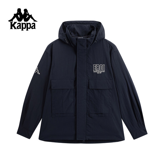 
Kappa Kappa back-to-back sports cotton clothing men's 2025 new winter hooded warm jacket cold-proof two-piece set