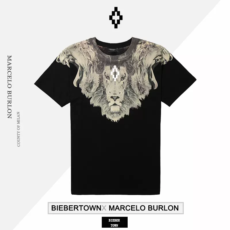 MARCELO BURLON 蛇柄 Tシャツ