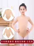 Quần áo khiêu vũ trẻ em dày và bó sát bằng nhung mới dành cho bé trai và bé gái Đồ lót ấm màu da Quần áo đáy màu da vô hình 