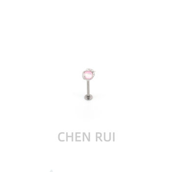 
Lip nail design niche titanium steel jewelry student straight nail subculture nail lip ring high-end sparkling and cute