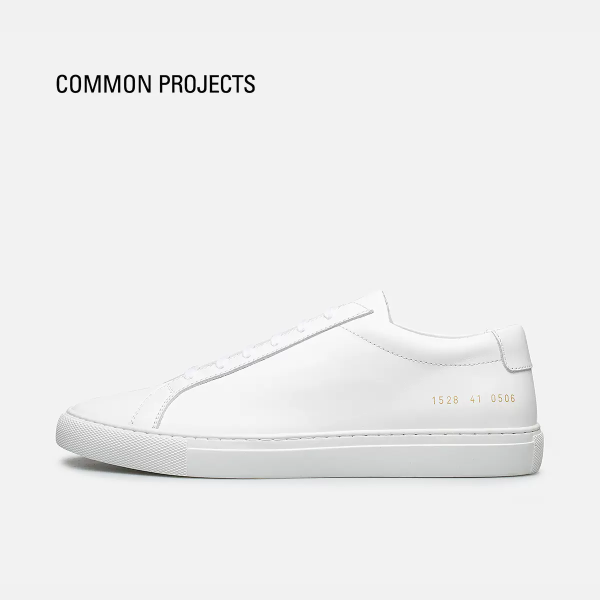 COMMON PROJECTS情侣小白鞋新品低帮鞋子杨幂同款真皮CP板鞋男女-Taobao