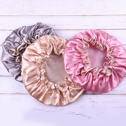 Bath Cap for Women, Waterproof and Cute Hair Cap, Anti-Oil Smoke Cap for Adults, Long Hair Shampooing Cap, No Wetting Needed