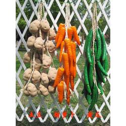 Wholesale Artificial Fruit and Vegetable Skewers, Farmhouse Decorations, Fake Fruit Skewers, Garlic, Corn, and Chili Peppers from Manufacturers