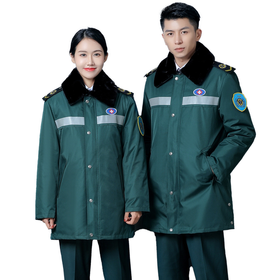 
120 emergency cotton jacket, winter cotton jacket, cotton coat, emergency doctor nurse overalls, vest pants