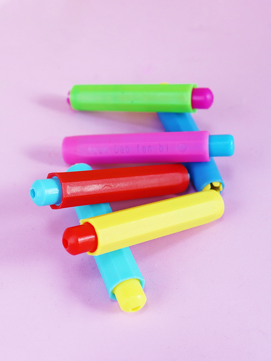 Chalk Set Teacher's Special Color Chalk Case - Push-Type Dust-Free ...