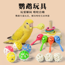 Parrot Chew Toys for Entertainment, Stress Relief, and Beak Grinding; Cockatiel, Lovebird, Budgie, and Small Sunbird Supplies